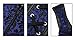Kimring Women's Gothic Retro Jacquard Peasant Shoulder Straps Spiral Steel Boned Vest Bustiers Overbust Corset Lightly Cup Blue 5X-Large