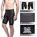 qualidyne Men's Cycling Bike Shorts 3D Padded Bicycle Riding Bike Biking Pants Cycle Shorts Black