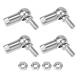 HiPicco Ball Head Joint Rod End Bearing, 4pcs M6