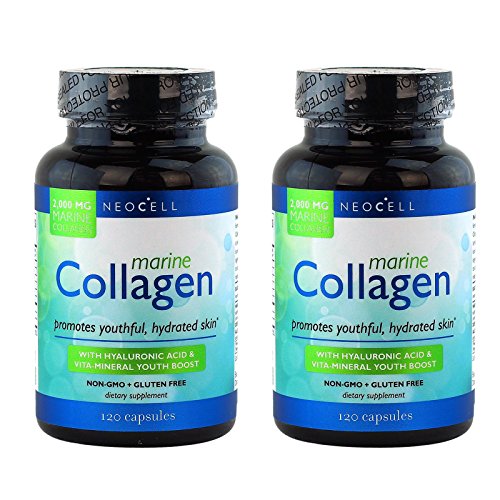 NEOCELL LABORATORIES MARINE COLLAGEN + HYALURONIC ACID 240 (120 X 2