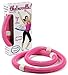 VIAHART Noodle Portable Flexible Exercise Spring Hula Hoop | Pink