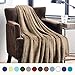 Bedsure Fleece Blanket Twin Blanket Camel - 300GSM Soft Lightweight Plush Cozy Twin Blankets for Bed, Sofa, Couch, Travel, Camping, 60x80 inches