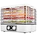 Aicok Food Dehydrator, 5-Tray Food Dehydrator Machine with Extensible Capacity for Jerky Meat Fruit Vegetable and More, Temperature Control BPA Free