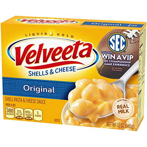 Velveeta Original Shells & Cheese (12 oz Boxes, Pack of 12)