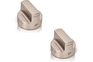 Lynzro W11101439 (2PCS) Oven Range Burner Knob, W10858251 Surface Burner Knob for Maytag Gas Stove Knobs, Fit for Maytag Stov