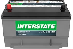 Interstate Batteries Automotive Battery 12V 68Ah (Group Size 65) 750CCA SLI AGM Auto Battery Replacement for Cars, SUVs, Sedans, Trucks (MTX-65)