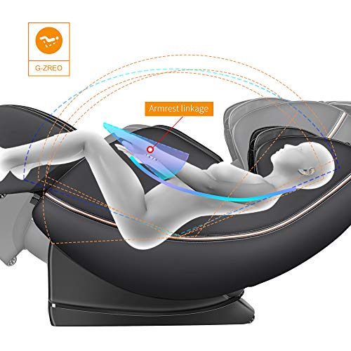 SGorri Massage Chair, Zero Gravity and Shiatsu Recliner with Bluetooth, Hip Heating, Foot Massage and Air Pressure for Whole Family, SG-5101 - Thumbnail 6