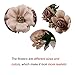 Anleolife Fake Craft Foam Flower Crown Headbands For Wedding Adjustable Ribbon Maternity Photos Wristband for Newborn Shoot Wrist Band Set 2pcs/lot (coffee)