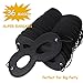 FUNDUODUO Superhero Masks, Party Dress Up Mask, Super Hero Masks for Kids, 36Pcs Black Masks with 100 Stickers