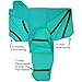 Tahoe Premium Heavy Duty Nylon Waterproof Western Saddle Cover With Six Elastic Holding Straps and Stirrup Covers - Fits Most Saddle Sizes and Types - Multiple Colors Available