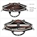BOSTANTEN Leather Briefcase Shoulder Laptop Business Slim Bag for Men & Women
