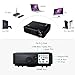 HD 1080P Home Projector, GBTIGER 3500 Lumens 1280x800P Full HD Multimedia LCD Projector Home Theater for Home Cinema/Video Games/Movie Night Up to 150 inch Screen (Black)