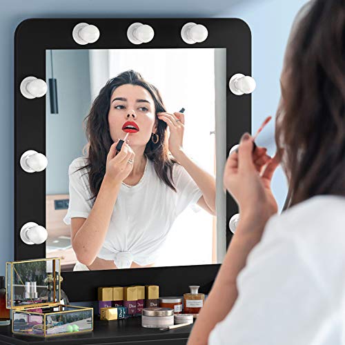 Tribesigns Vanity Table Set with Lighted Mirror, Makeup Vanity Desk