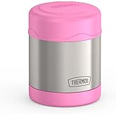 THERMOS FUNTAINER Insulated Food Jar, 10 Ounce, Kid Friendly Food Jar, Light Pink