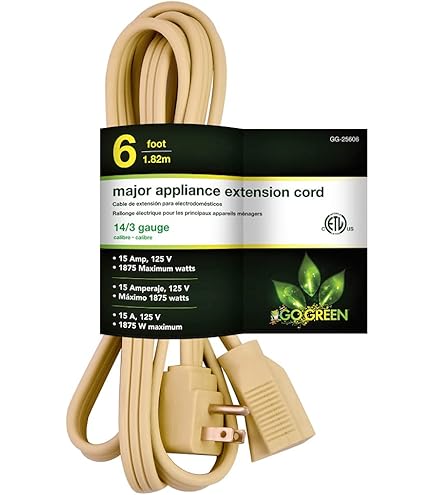 Coleman Cable 3535 14/3 General-Use Appliance Extension Cord; 12
