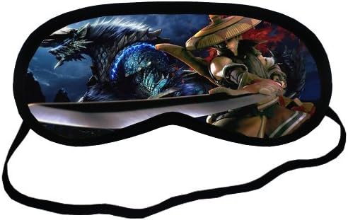 Monster Hunter Sleeping Mask Comfortable Face Blindfold Cotton Soft Smooth Eyes Sleeping Mask Easy Carry For Travel or Office