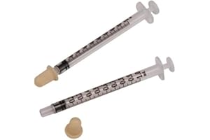 Covidien 8881901014 Monoject Oral Syringe, Polypropylene, 1 mL Capacity, Clear (Pack of 100)