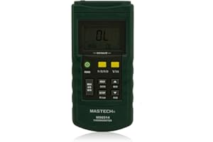 Mastech MS6514 Dual Channel Digital Thermometer Temperature Logger Tester USB Interface 1000 Data