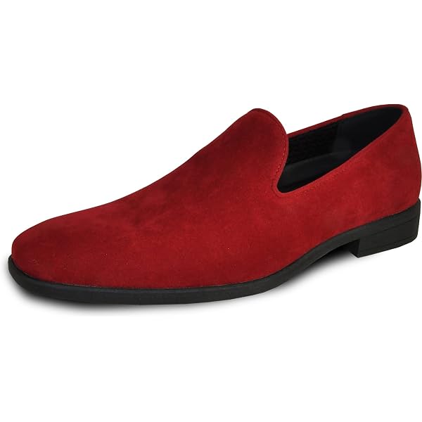 Amazon.com | Alfani Mens Burgundy Padded Zion Round Toe Slip 