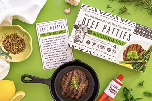 TRIBALÍ Foods, Organic Patties, Variety 6-Pack Combo (3 Mediterranean Beef + 3 Umami Beef) - Thumbnail 5