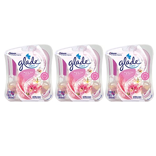 Glade Piso Refills White Tea and Lily, 3 Count
