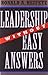 Book cover for Leadership Without Easy Answers