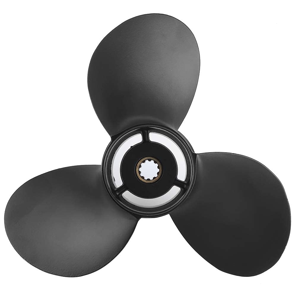 Propeller for Aluminum Alloy Outboard Propeller 10 Spline Tooth 3 Blades 58100-93743-019 9 1/4 x 11