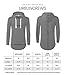 URBANCREWS Mens Hipster Hip Hop Elong Pullover Hoodie Shirts Black Medium
