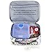 FlowFly Kids Lunch box Insulated Soft Bag Mini Cooler Back to School Thermal Meal Tote Kit for Girls, Boys, Glitter-RainBow