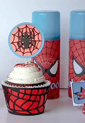 Amazon.com: Cupcake Toppers - Spider-man Cupcake Toppers - Superhero