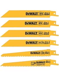 Juego de hojas para sierra de metal madera DeWalt DW4856 (bimetálicas), juego de 6
