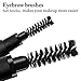 3 Colors Eyebrow Pencil Set Waterproof Drawing Automatic Eye Brow Long Lasting Sweat Proof Brown Black Grey 4 Eyebrow Stencils