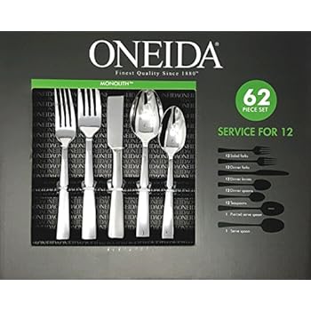Oneida Monolith 62 Piece Flatware Set