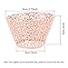 150 Pieces 3 Colors Cupcake Wrappers Filigree Vine Cupcake Wraps Lace Cupcake Liners for Wedding Birthday Baby Shower Parties Decoration (Gold, White and Pink)