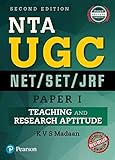NTA UGC NET/SET/JRF - Paper 1: Teaching and Research Aptitude by Pearson (Old Edition)