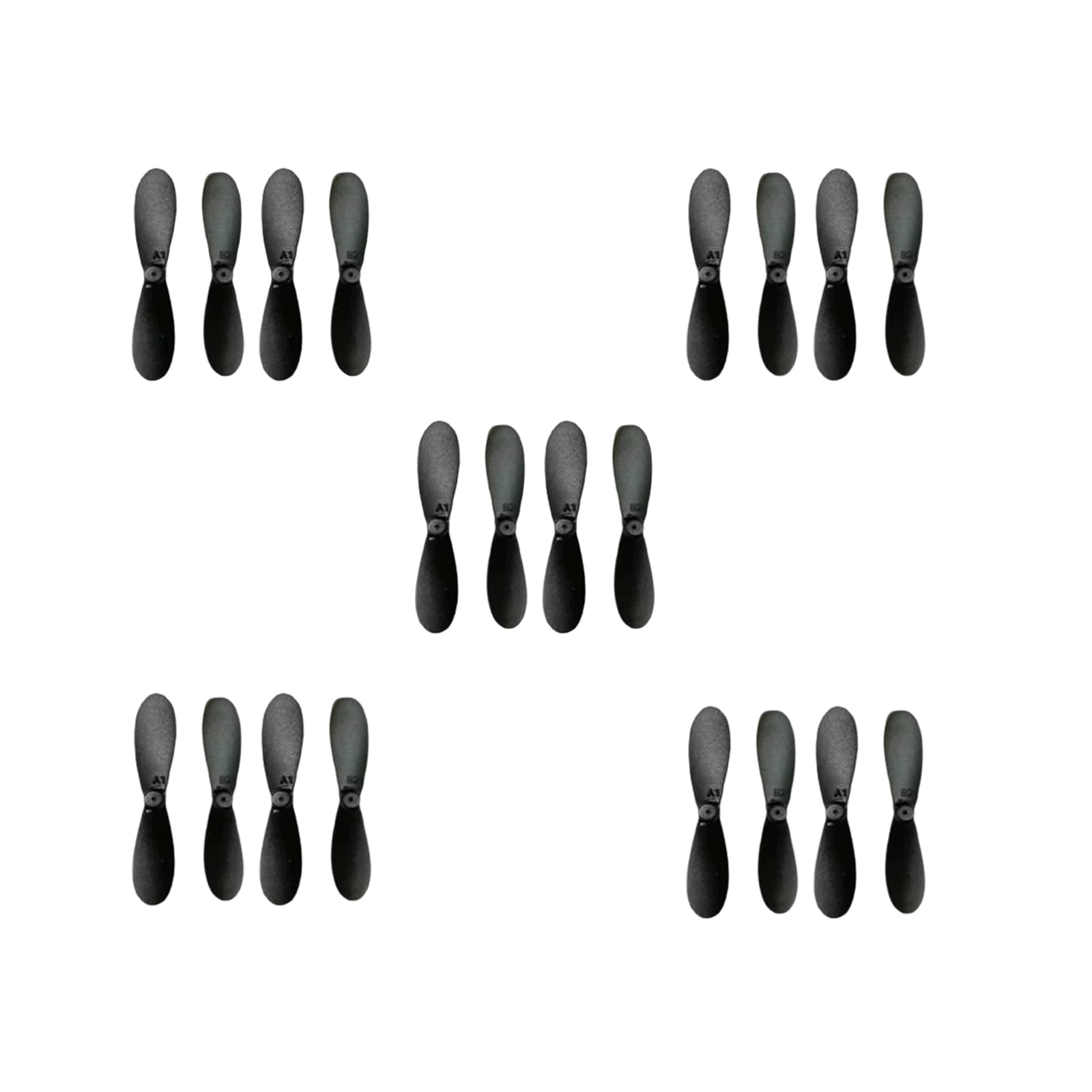 Photo 1 of Mini quadcopter propeller, remote control aircraft propeller, mini propeller suitable for small and medium-sized unmanned aerial vehicles, 20 propeller props, 35, 37, 42, 46 mm, etc. (42mm/1.65in????)