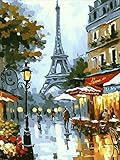 Yomiie Paint by Numbers Kits for Adults, Cityscape