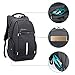 KAKA Laptop Backpack Night Light Reflective Water Resistant and Durable Bag Anti Theft Backpack Shoulders Backpacks for 15.6-inch Laptop in Business School Travel for Men and Women-Black