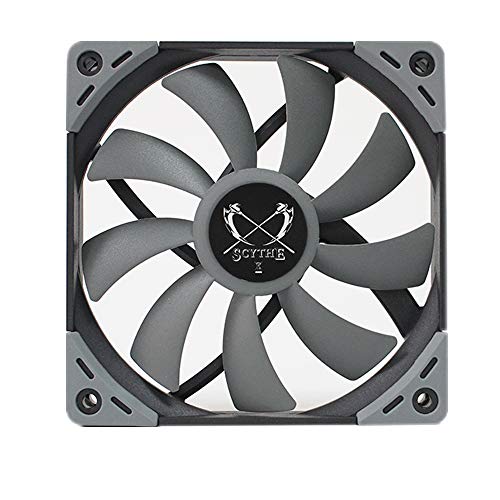 Scythe Kaze Flex 120mm Slim Fan, PWM 300-1200RPM, Quiet Case/CPU Cooler Fan, Single Pack - Thumbnail 2