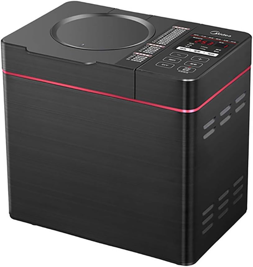 DOOK Automatic Bread Machine - Beginner Friendly Programmable Bread Maker,LED Display,(22 Programs, Online Recipes, 3 Shell Colors, 13 Hours Reservation,1 Hour Keep Warm(Black)