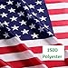 G128 - U.S. Polyester US Flag 3x5 Ft Printed Stars and Stripes Brass Grommets 150D Quality Polyester American Flag Indoor/Outdoor - Much Thicker and More Durable than 100D and 75D Polyester