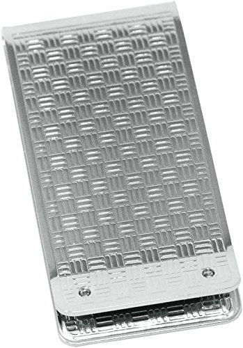 Silver Cross Pattern Stainless Steel Boxed Money Clip