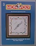 Monopoly Gameboard to Scale Book Charted for Counted Cross Stitch by 