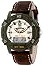 Timex Men's T49969 Expedition Analog and Digital Display Resin Watch with Leather Strap