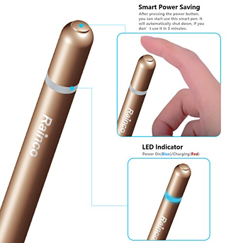 Stylus Pen, Rainco Active Fine Point capacitive Pen for Smartphone