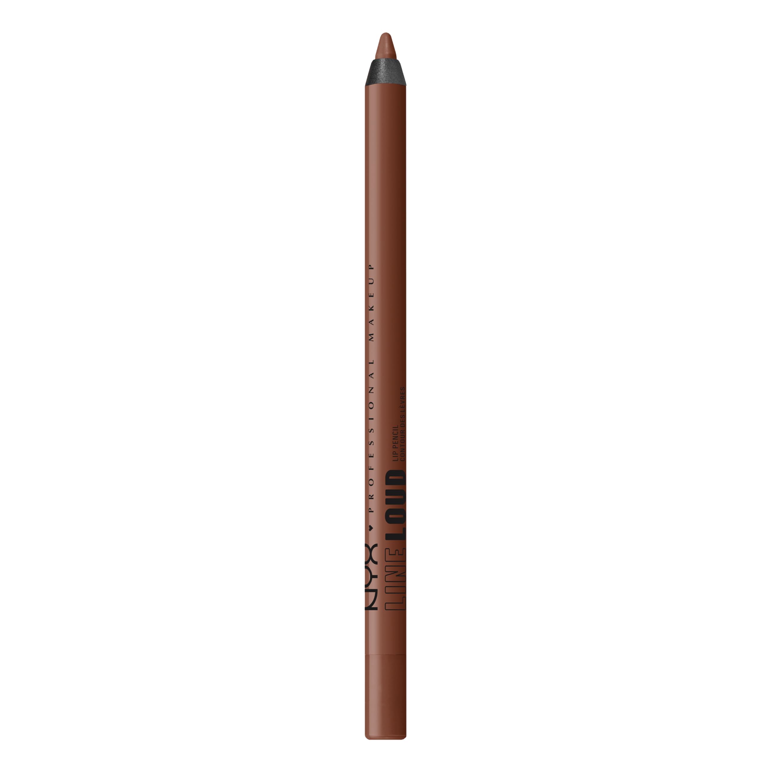 NYX Professional Makeup Line Loud Lip Pencil, Waterproof, Infused with Jojoba Oil & Vitamin E, Smooth Comfy Lips, Soft Matte Finish, Vegan Formula, No Equivalent