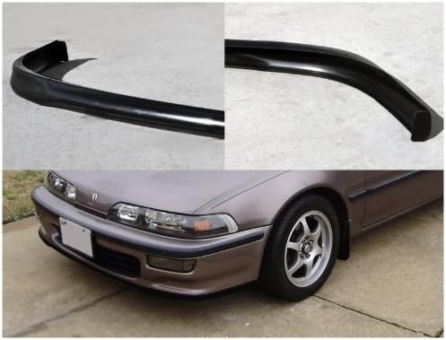 Black Tr Style Front Bumper Lip Spec D Tuning Lbf Int92t Abs Acura Integra Gs Rs Ls Gsr Sedan Hatch 3 4 Door Automotive Fender Flares Trim