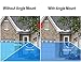 WONEIRA Doorbell Angle Mount for Ring Wi-Fi Enabled Video Doorbell, Adjustable 25-50 Degree Angle Adapter/Mounting Plate/Bracket/Wedge Corner Kits for Ring Doorbell 1th Generation