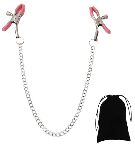 Nipple Clamps Sexual Pleasure, Adjustable Nipple Clamps Nipple Clip Nipple  Toys, Sex BDSM Toys for Women Men Couples Adult Sex Pleasure, Silver & Pink  in Dubai - UAE | Whizz Clamps
