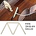 Dilwe Cello Sound Post, 18cm Spruce Wood Cello Column 5pcs for 3/4 4/4 String Instrument Accessory